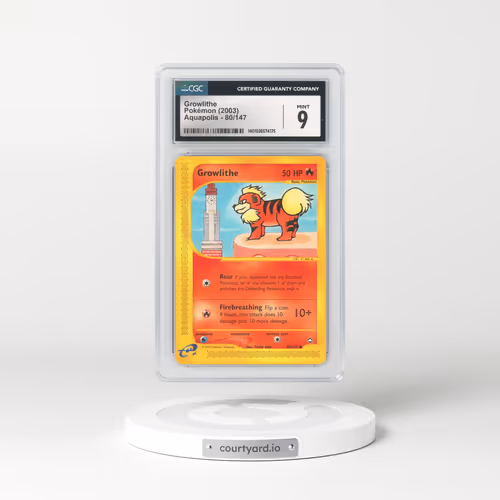 2003 Aquapolis #80 Growlithe (CGC 9 MINT)