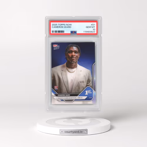 2025 Topps Now #D1 Cameron Ward (PSA 10 GEM MINT)