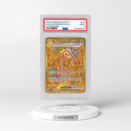 2024 Pokémon Ssp EN-Surging Sparks #248 Alolan Exeggutor EX - Holo Hyper Rare (PSA 9 MINT)