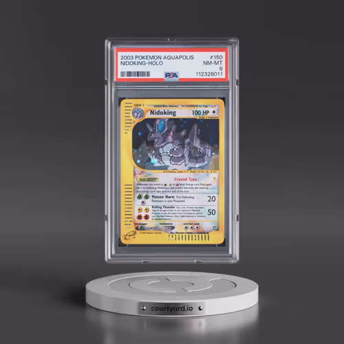 2003 Pokémon Aquapolis #150 Nidoking - Holo (PSA 8 NM-MT)