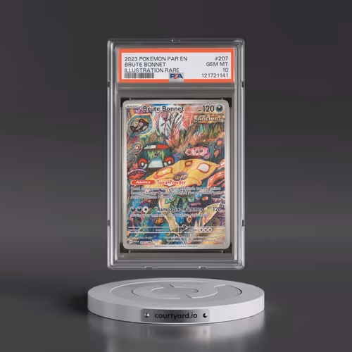 2023 Pokémon Par EN-Paradox Rift #207 Brute Bonnet - Illustration Rare (PSA 10 GEM MINT)