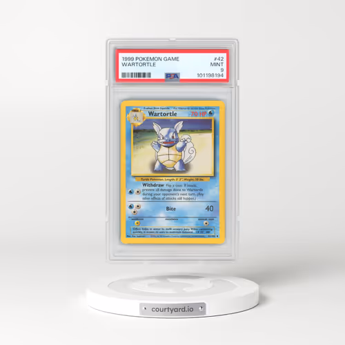 1999 Pokémon Game #42 Wartortle (PSA 9 MINT)