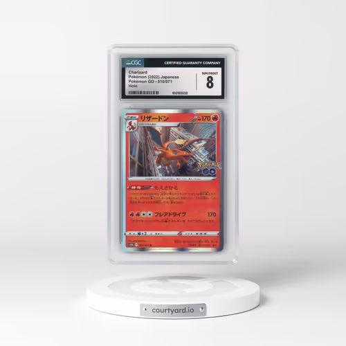 2022 Pokémon GO #010/071 Charizard - Holo (CGC 8 NM-MT)