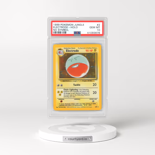 1999 Jungle #2 Electrode - Holo No Symbol (PSA 10 GEM MINT)
