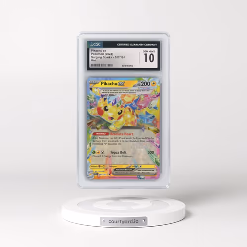 2024 Surging Sparks - SSP EN #057/191 Pikachu ex Holo