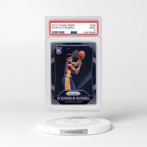 2015 Panini Prizm #322 D'Angelo Russell (PSA 9 MINT)