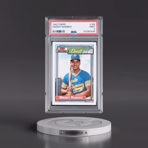 1992 Topps #156 Manny Ramirez (PSA 9 MINT)