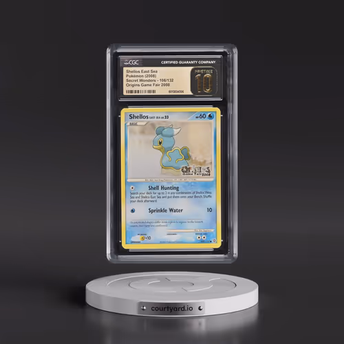 2007 Secret Wonders #106/132 Shellos East Sea - Origins Game Fair (2008) (CGC 10 PRISTINE)
