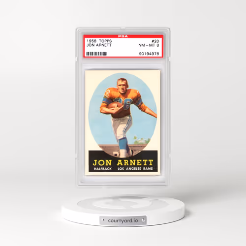 1958 Topps #20 Jon Arnett (PSA 8 NM-MT)