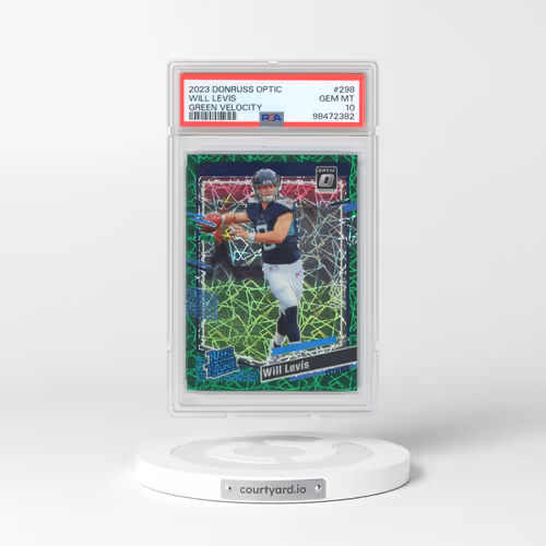 2023 Panini Donruss Optic #298 Will Levis - Green Velocity (PSA 10 GEM MINT)