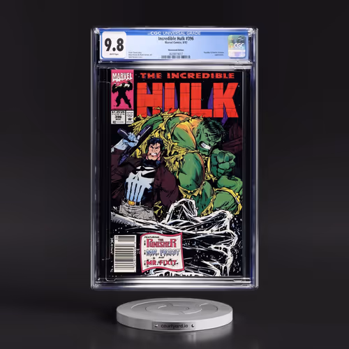 Incredible Hulk #396 CGC 9.8 White Pages (Marvel Comics, 8/92) - Newsstand Edition Universal