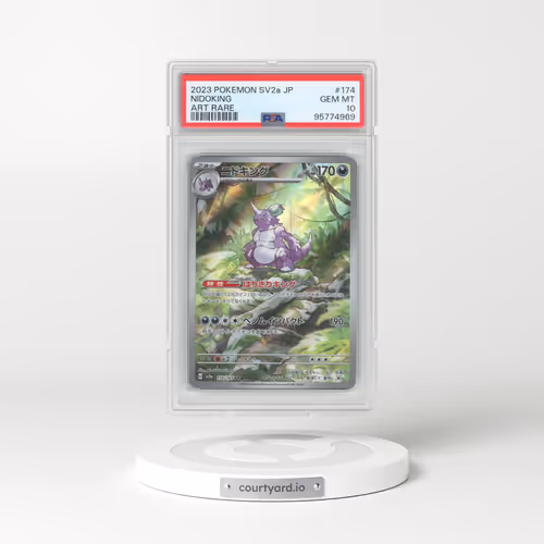 2023 Pokémon Sv2a-Pokemon 151 #174 Nidoking - Art Rare (PSA 10 GEM MINT)