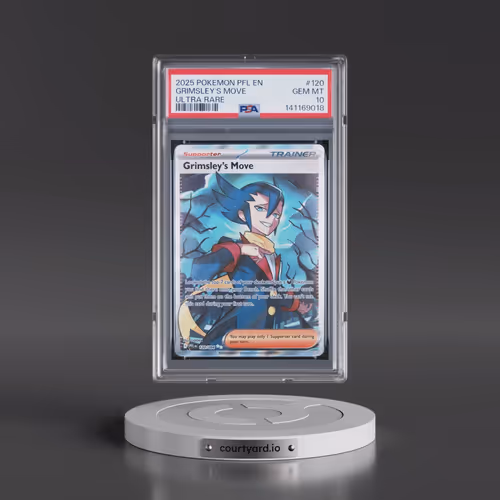 2025 Pokémon Pfl EN-Phantasmal Flames #120 Grimsley's Move - Ultra Rare (PSA 10 GEM MINT)