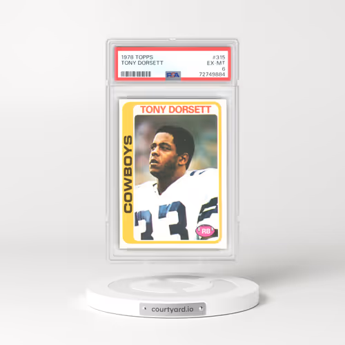 1978 Topps #315 Tony Dorsett (PSA 6 EX-MT)