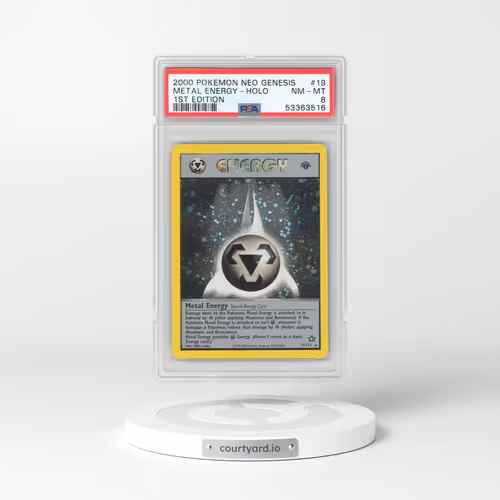 2000 Neo Genesis #19 Metal Energy - 1st Edition Holo (PSA 8 NM-MT)