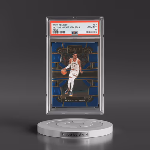 2023 Panini Select #87 Victor Wembanyama - Blue (PSA 10 GEM MINT)