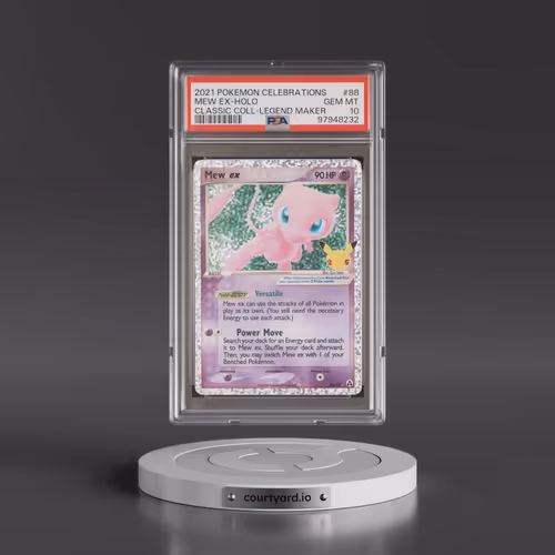 2021 Pokémon Celebrations Classic Collection #88 Mew EX - Holo Holo (PSA 10 GEM MINT)