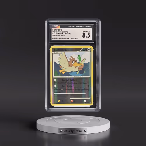 2008 Stormfront #38/100 Farfetch'd - Reverse Holo (CGC 8.5 NM-MT+)