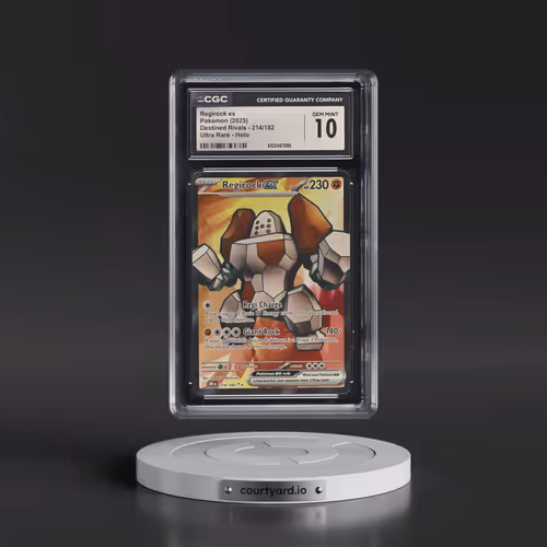 2025 Pokémon Dri EN-Destined Rivals #214 Regirock EX - Holo Ultra Rare (CGC 10 GEM MINT)