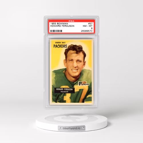 1955 Bowman #57 Howard Ferguson (PSA 8 NM-MT)