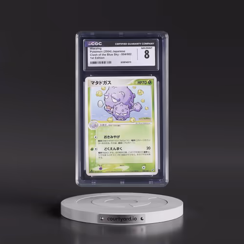 2004 Clash of the Blue Sky #004/082 Weezing - 1st Edition (CGC 8 NM-MT)