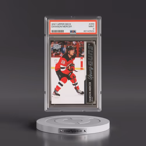2021-2022 Upper Deck #459 Dawson Mercer (PSA 9 MINT)