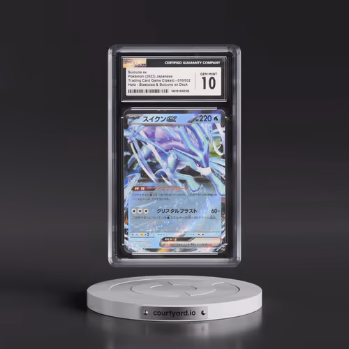 2023 Pokémon Clk-Trading Card Game Classic Blastoise & Suicune EX Deck #010 Suicune EX - Holo (CGC 1
