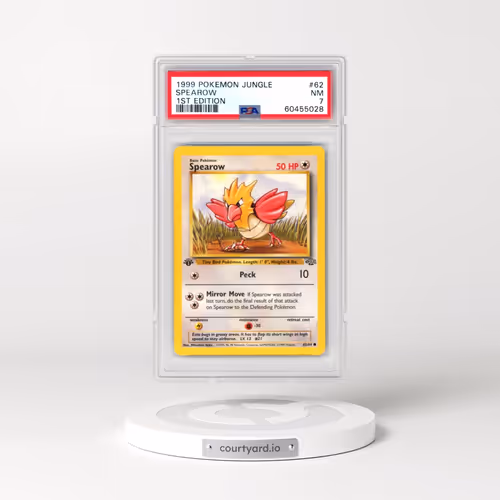 1999 Pokémon Jungle #62 Spearow - 1st Edition (PSA 7 NM)