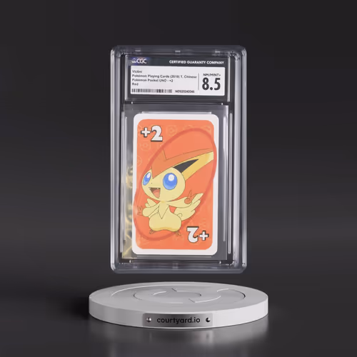 2019 Pokémon Pocket UNO (2019 Asia Back) #+2 Victini - Red (CGC 8.5 NM-MT+)
