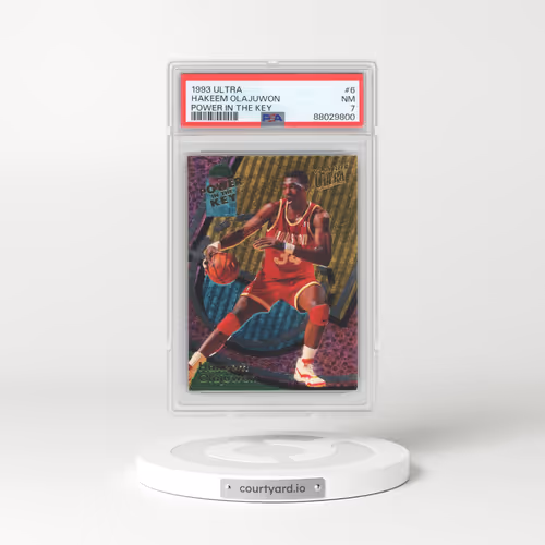 1993 Ultra Power in the Key #6 Hakeem Olajuwon (PSA 7 NM)