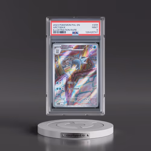 2023 Pokémon Pal EN-Paldea Evolved #209 Arctibax - Illustration Rare (PSA 9 MINT)