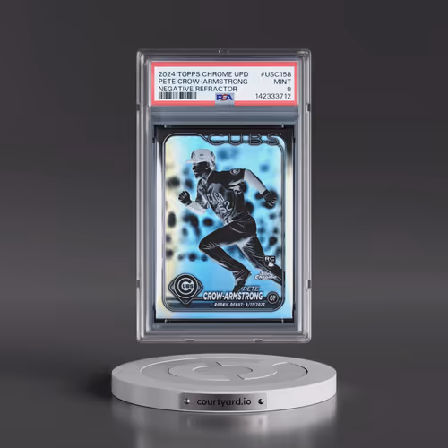 2024 Topps Chrome Update #USC158 Pete Crow-Armstrong - Negative Refractor (PSA 9 MINT)