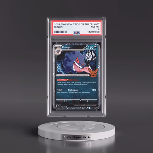 2024 Pokémon Trick or Trade #057 Gengar (PSA 8 NM-MT)