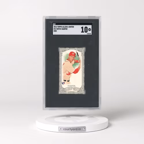 2012 Topps Allen & Ginter #12 Bryce Harper - Mini (SGC 10 GEM MINT)