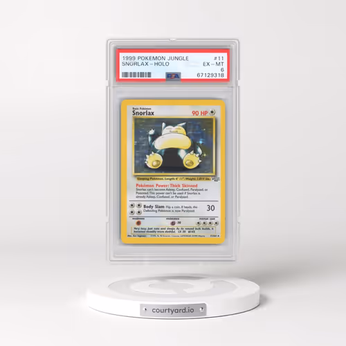 1999 Pokémon Jungle #11 Snorlax - Holo (PSA 6 EX-MT)
