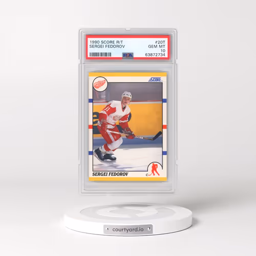 1990 Score Rookie/Traded #20T Sergei Fedorov (PSA 10 GEM MINT)