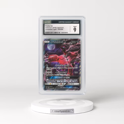 2018 Forbidden Light #055/094 Yveltal GX - Holo (CGC 9 MINT)