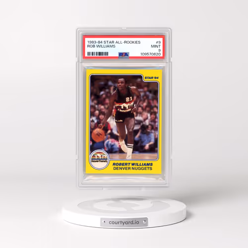 1983 Star All-Rookies #9 Rob Williams (PSA 9 MINT)