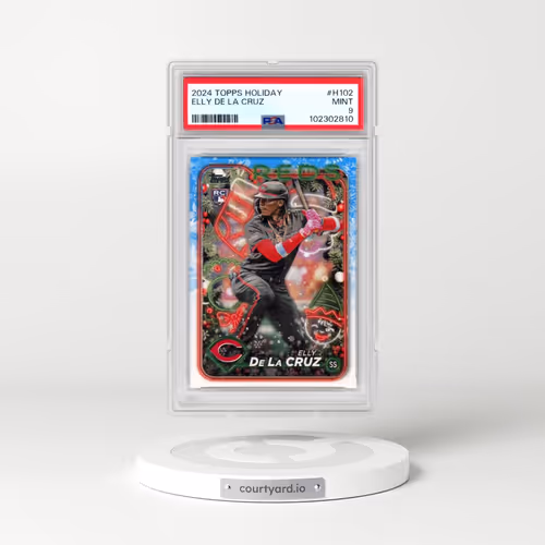 2024 Topps Holiday #H102 Elly de La Cruz (PSA 9 MINT)