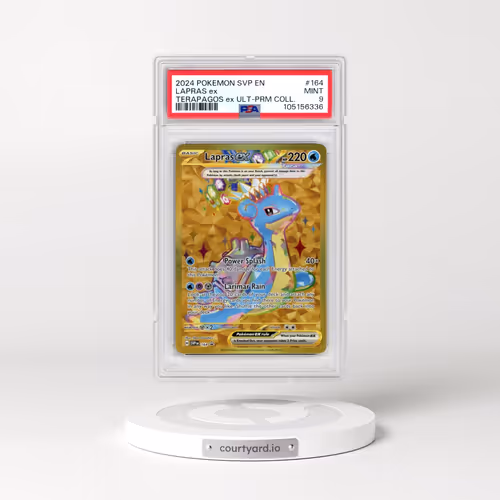 2024 Pokémon Svp EN-SV Black Star Promo #164 Lapras EX - Holo Terapagos EX Ultra-Premium Collection (PSA 9 MINT)