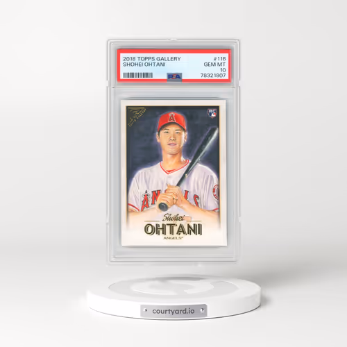 2018 Topps Gallery #116 Shohei Ohtani (PSA 10 GEM MINT)