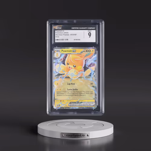 2023 Obsidian Flames - OBF EN #073/197 Pawmot ex - Holo (CGC 9 MINT)
