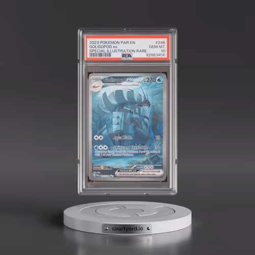 2023 Pokémon Par EN-Paradox Rift #246 Golisopod EX - Holo Special Illustration Rare (PSA 10 GEM MINT