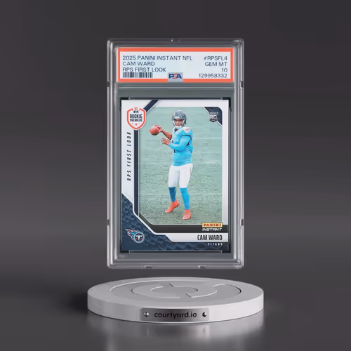 2025 Panini Instant NFL Rps First Look #RPSFL4 Cam Ward (PSA 10 GEM MINT)