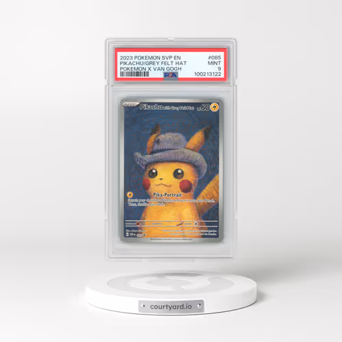 2023 Pokémon Svp EN-SV Black Star Promo #085 Pikachu With Grey Felt Hat - Pokemon X Van Gogh (PSA 9 MINT)