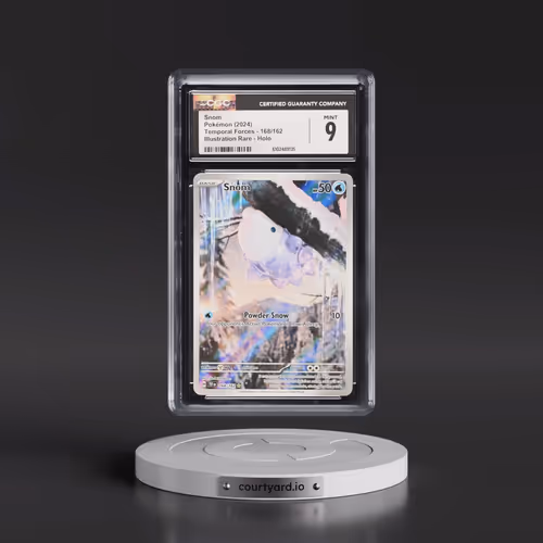 2023 Temporal Forces - TEF EN #168/162 Snom - Illustration Rare Holo (CGC 9 MINT)
