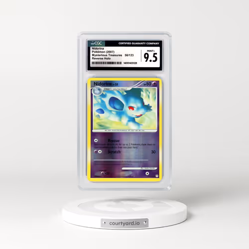2007 Mysterious Treasures #56 Nidorina - Holo (CGC 9.5 MINT+)
