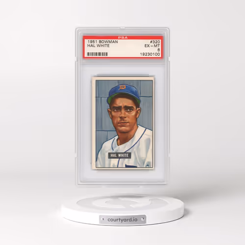 1951 Bowman #320 Hal White (PSA 6 EX-MT)
