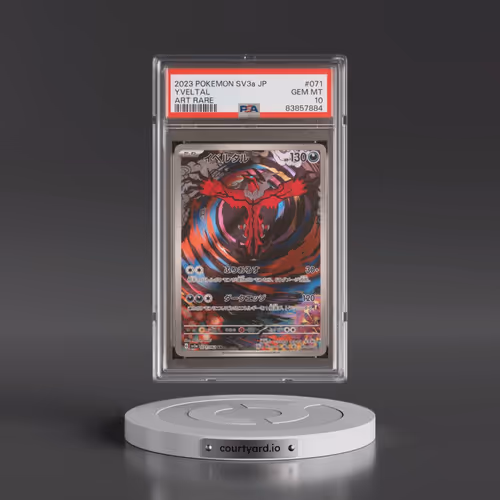 2023 Pokémon Sv3a-Raging Surf #071 Yveltal - Art Rare (PSA 10 GEM MINT)