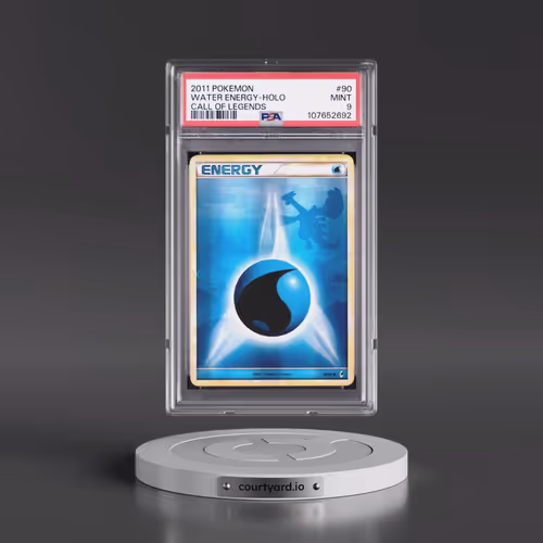 2011 Pokémon Call of Legends #90 Water Energy - Holo (PSA 9 MINT)
